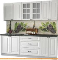 Кухня Интерлиния Мила Деко 2.2 Б (белый/кастилло темный) картинка