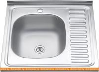 Кухонная мойка Melana MLN-6060 L (матовая, глубина чаши 16 см., сталь 0.4 мм.) картинка