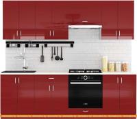 Кухня Сивирин-Компани Клео глосс 2.4 (бургундский глянец\бургундский глянец) картинка