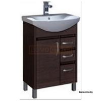 Тумба Aquanet Донна 60 3 выдвижных ящика Венге картинка