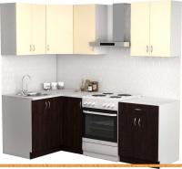 Кухня S-Company Клео лайт 1.2x1.6 левая (венге магия/песочный) картинка