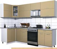 Кухня Интерлиния Мила Gloss 60-12x27 (капучино глянец) картинка