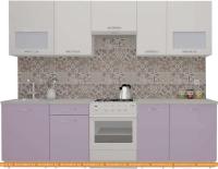 Кухня ВерсоМебель ЭкоЛайт-5 2.6 (белый/вереск) картинка