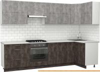 Кухня S-Company Клео крафт 1.2x3.0 правая (ателье темное/ателье светлое) картинка