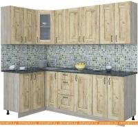 Кухня Интерлиния Мила Хольц 12x23 (дуб золотой) картинка