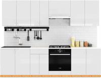 Кухня Сивирин-Компани Клео глосс 2.7 (белый глянец\белый глянец) картинка