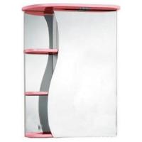 Зеркальный шкаф Акваль Милана 50 [AM.04.50.01.R] розовый картинка