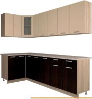 Кухня Интерлиния Мила 12x25 (ваниль/дуб венге) картинка