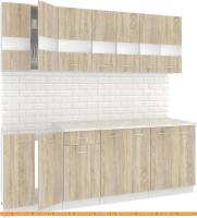 Кухня Кортекс-мебель Корнелия Экстра 2.2м (дуб сонома/мадрид) картинка