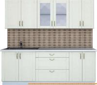 Кухня Интерлиния Мила Крафт 2.2Б (дуб снежный) картинка