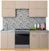 Кухня Интерлиния Мила Gloss 60-20 (капучино) картинка