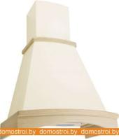 Вытяжка Elikor Ротонда 60П-650-П3Л (бежевый/дуб неокрашенный) картинка