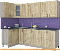 Кухня Интерлиния Мила Хольц 12x25 (дуб золотой) картинка