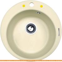 Кухонная мойка Zigmund & Shtain Kreis 480 (молодое шампанское) картинка