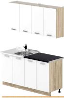 Кухня Славянская столица 23-2 (дуб сонома/белый) картинка