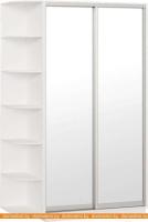 Шкаф-купе Империал Тетрис ЗЗ 120x240 (белый жемчуг) картинка