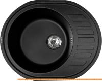 Кухонная мойка ZorG Roso 62 (черный опал) картинка