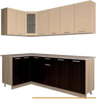 Кухня Интерлиния Мила 12x22 (ваниль/дуб венге) картинка