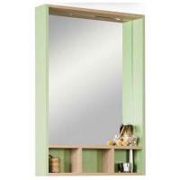 Зеркало-шкаф Акватон Йорк 60 Салатовый/Дуб сонома картинка