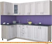 Кухня Интерлиния Мила Хольц 12x25 (шимо светлый) картинка