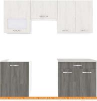 Кухня ВерсоМебель Эко-5 1.9 (северное дерево светлое/северное дерево темное) картинка