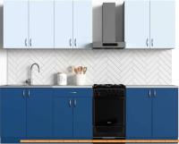 Кухня S-Company Клео колор 2.2 (темный синий/лазурный) картинка