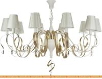 Подвесная люстра Maytoni Elegant Intreccio ARM010-10-W картинка