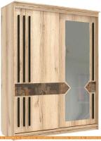 Шкаф-купе SV-Мебель №25 170 (колор делано/фотопечать/графит матовый) картинка