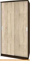 Шкаф-купе Кортекс-мебель Лагуна ШК01-00 (венге/дуб сонома) картинка