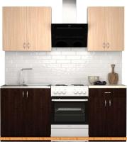 Кухня S-Company Клео лайт 1.4 (венге/дуб молочный) картинка