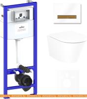 Унитаз Lavinia Boho Relfix Biore Rimless 6 в 1 75110179 (белый стекло) картинка