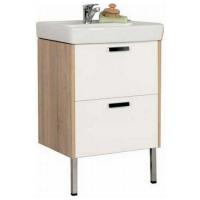 Тумба под умывальник Акватон Йорк 55 белый/дуб сонома картинка