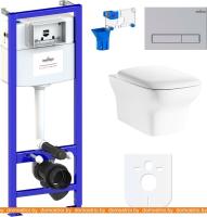 Унитаз Lavinia Boho Relfix Bristol Rimless 7 в 1 87040111 (матовый пластик) картинка