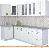 Кухня Интерлиния Мила Крафт 1.2x2.8 (дуб полярный) картинка