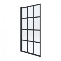 Штора на ванну Deante Levita NERO , чёрная — 75*145см картинка