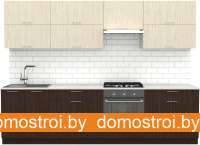 Кухня S-Company Клео крафт 2.9 (файнлайн мокка/файнлайн крем) картинка
