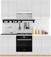 Кухня Сивирин-Компани Клео глосс 1.9 (белый глянец\белый глянец) картинка