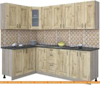 Кухня Интерлиния Мила Хольц 14x24 (дуб золотой) картинка