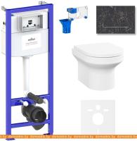 Унитаз Lavinia Boho Relfix Grance Hill Rimless 7 в 1 87561055 (greek black камень) картинка