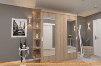 Шкаф-купе ЭлиГард Лагуна ШЛ-08.Л.2 (дуб сонома) картинка