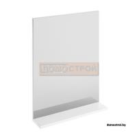 Зеркало Cersanit Melar с полкой белый картинка