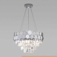 Подвесная люстра Евросвет Ariana 10113/5 (хром/прозрачный хрусталь) картинка