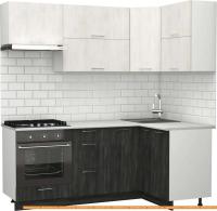 Кухня S-Company Клео крафт 1.2x2.0 правая (север дер. темное/север дер. светлое) картинка