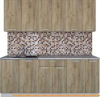 Кухня Интерлиния Мила Лайт 2.1 (дуб золотой) картинка