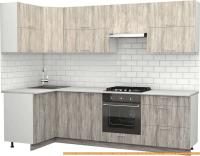 Кухня S-Company Клео крафт 1.2x2.7 левая (артвуд темный/артвуд светлый) картинка