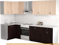 Кухня S-Company Клео лайт 1.2x2.4 левая (венге/дуб молочный) картинка