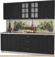 Кухня Интерлиния Мила Деко 2.2 Б (пепел/опал светлый) картинка