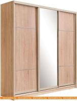 Шкаф-купе Евва 24 SSH.02 АЭП ШК.3 01 (сонома/шато) картинка