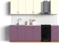 Кухня Сивирин-Компани Клео колор 2,0 (виола\ваниль) картинка