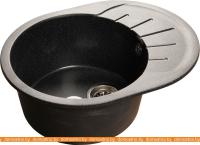 Кухонная мойка GranFest Rondo GF-R580L (черный) картинка